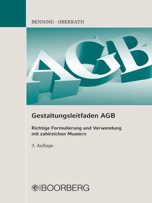 cover image of Gestaltungsleitfaden AGB